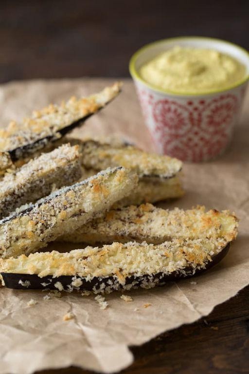 Crispy Ichiban Eggplant Fries with Aioli