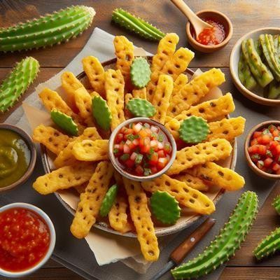 Crispy Nopalitos Cactus Fritters
