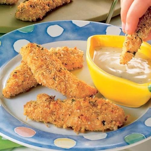 Crispy Parmesan Chicken Strips