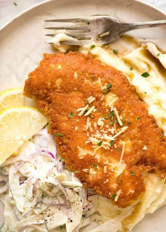 Crispy Parmesan-Crusted Chicken