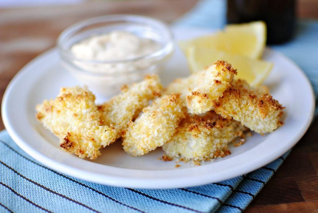 Crispy Pickerel Nuggets with Tartar Dip