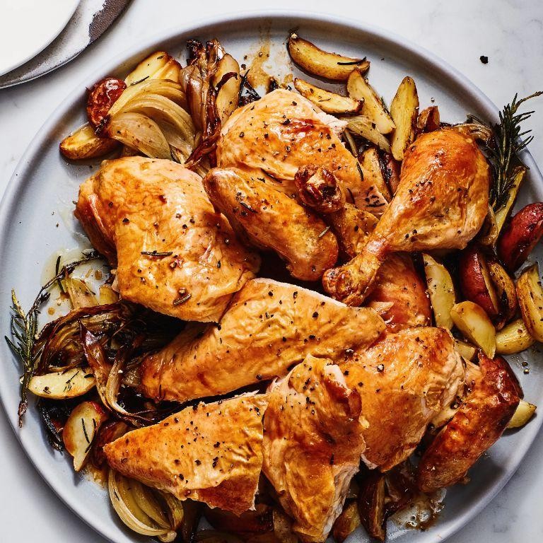 Crispy Skin Roasted Chicken