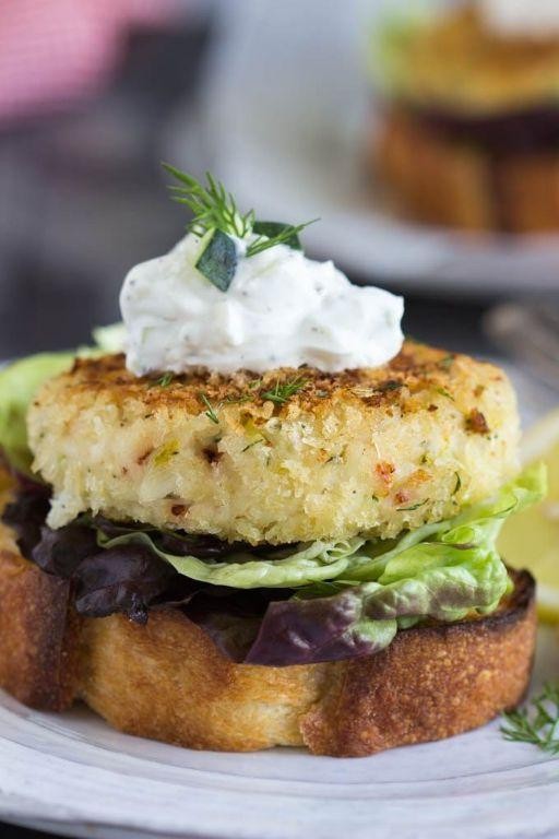 Crispy Sourdough Crab Cakes