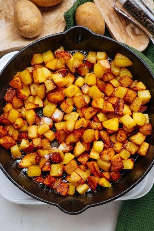 Crispy Stove Top Fried Potatoes