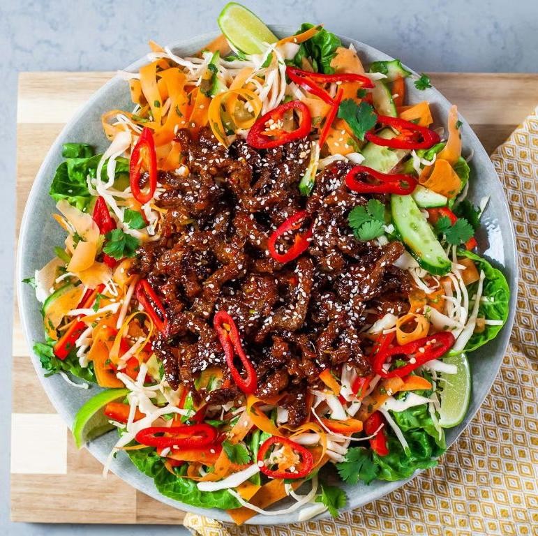 Crispy Thai Chili Beef with Vegetables