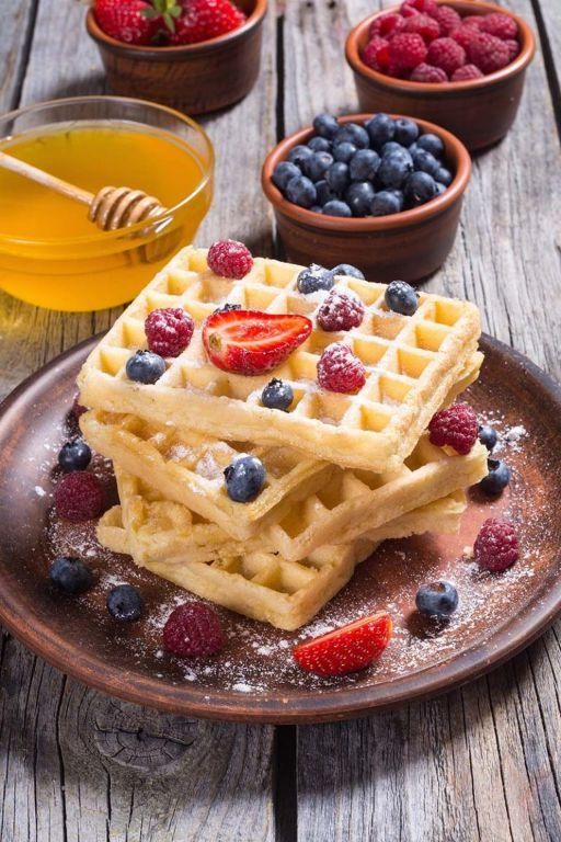 Crispy Yeast Waffles