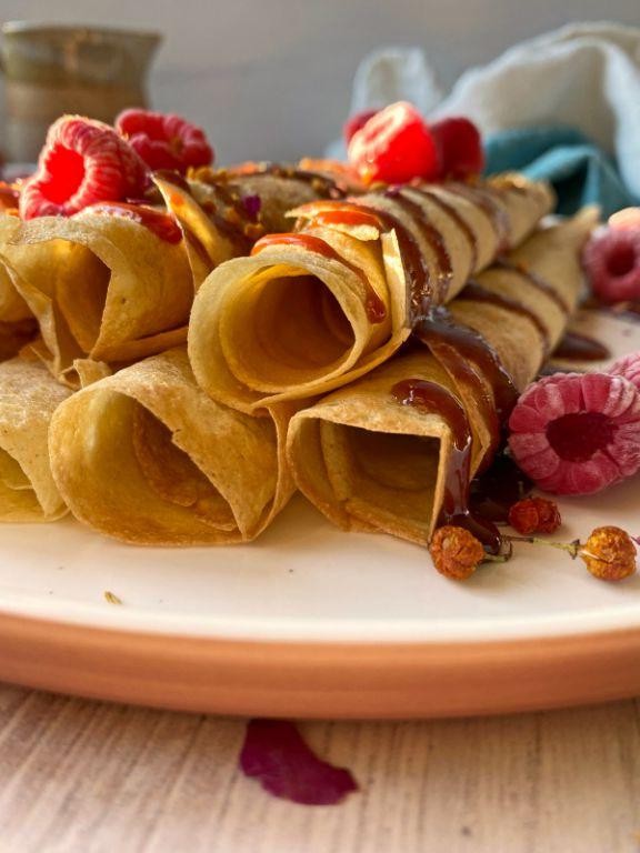 Crispy Yuca Flour Crepes