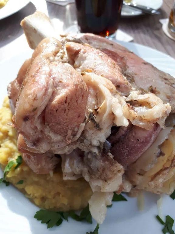 Crock Pot Berliner Eisbein with Mustard Sauce