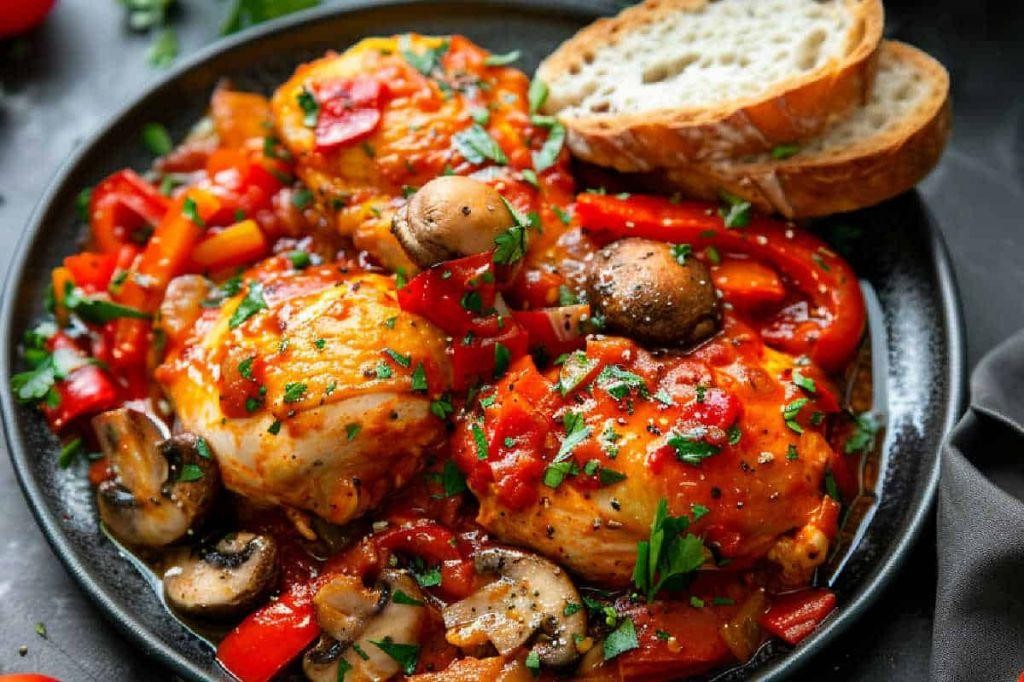 Crock Pot Chicken and Peppers