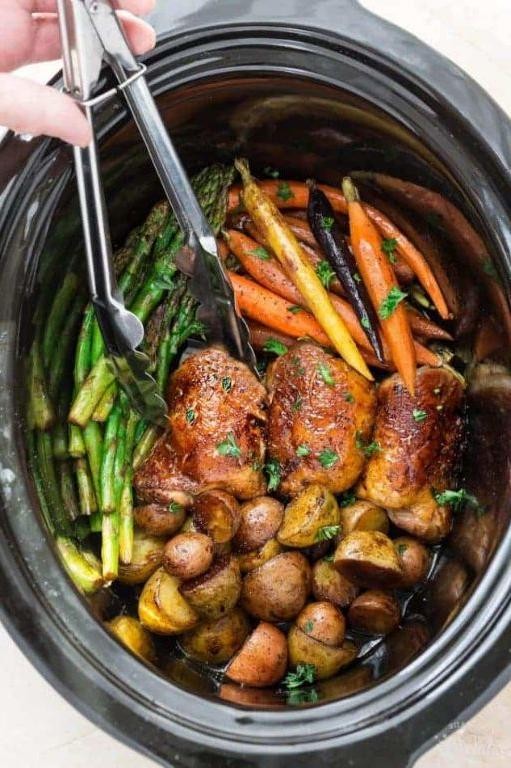 Crock Pot Chicken with Vegetables