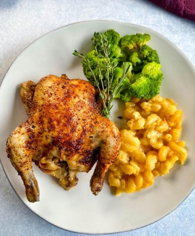 Crock Pot Cornish Hens with Balsamic Reduction