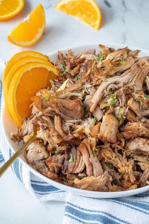 Crock Pot Cuban Mojo Pork with Citrus and Garlic
