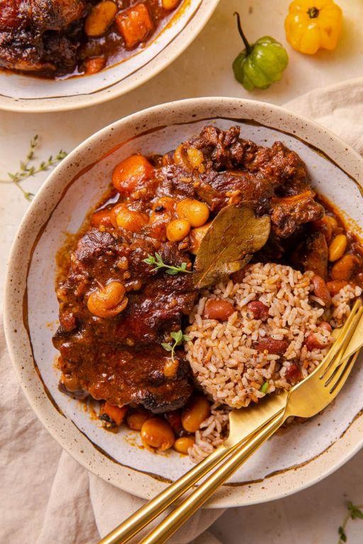 Crock Pot Jamaican Brown Stew Oxtail