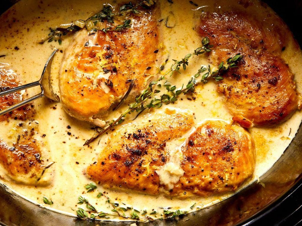 Crock Pot Lemon Herb Chicken