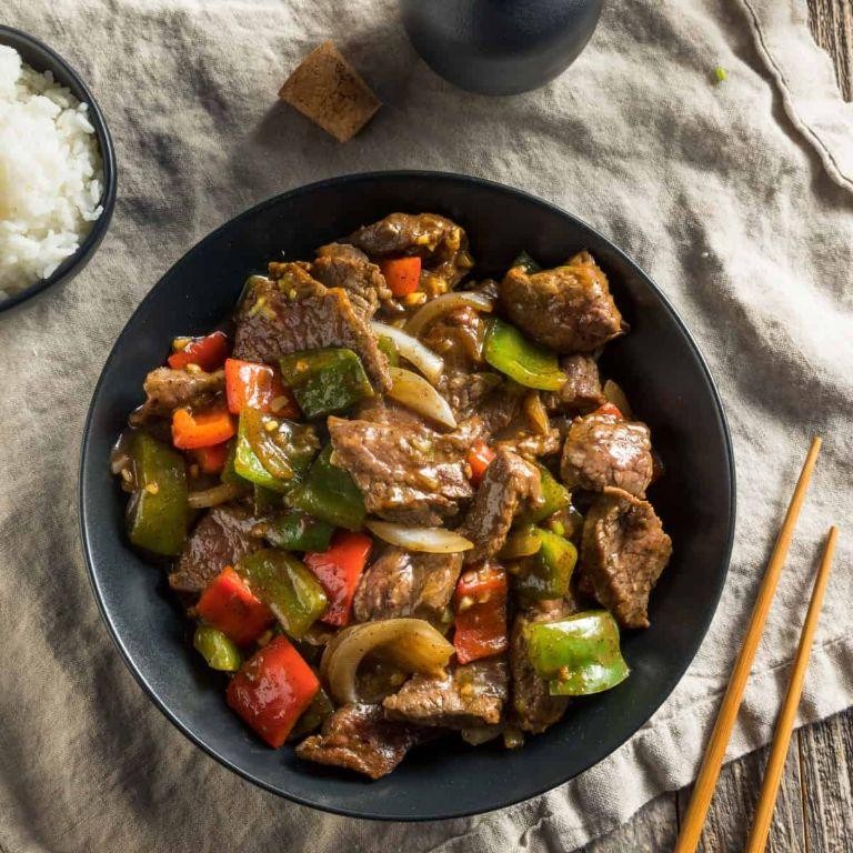 Crock Pot Peppercorn Crusted Steak