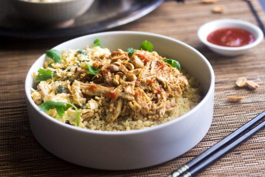 Crock Pot Thai Quinoa and Peanut Stew