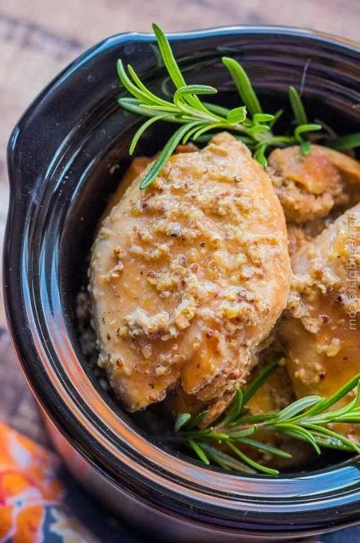 Crockpot Apple Cider Bone-In Chicken Breasts