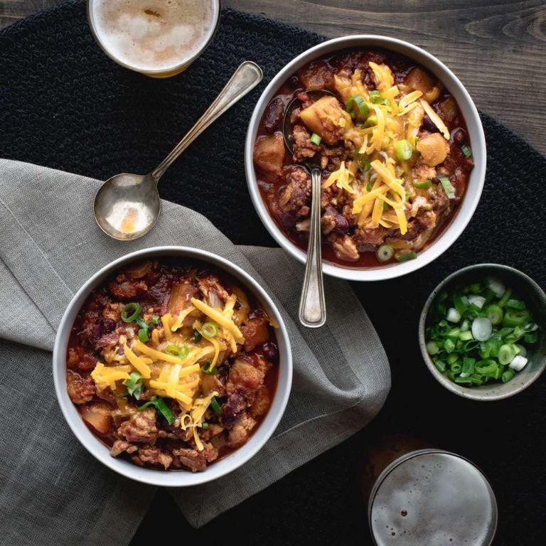 Crockpot Butternut Squash and Turkey Chili
