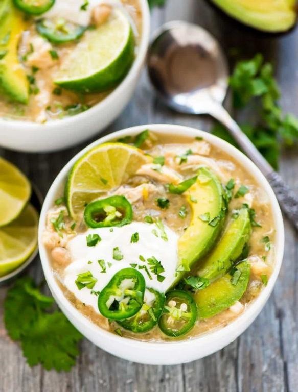 Crockpot Chicken and White Bean Chili