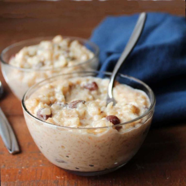 Crockpot Creamy Nutmeg Rice Porridge
