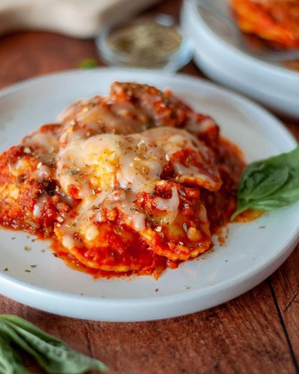 Crockpot Four Cheese Ravioli