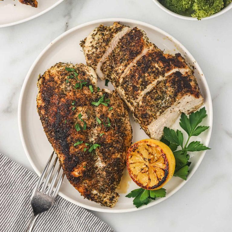 Crockpot Herb-Crusted Chicken