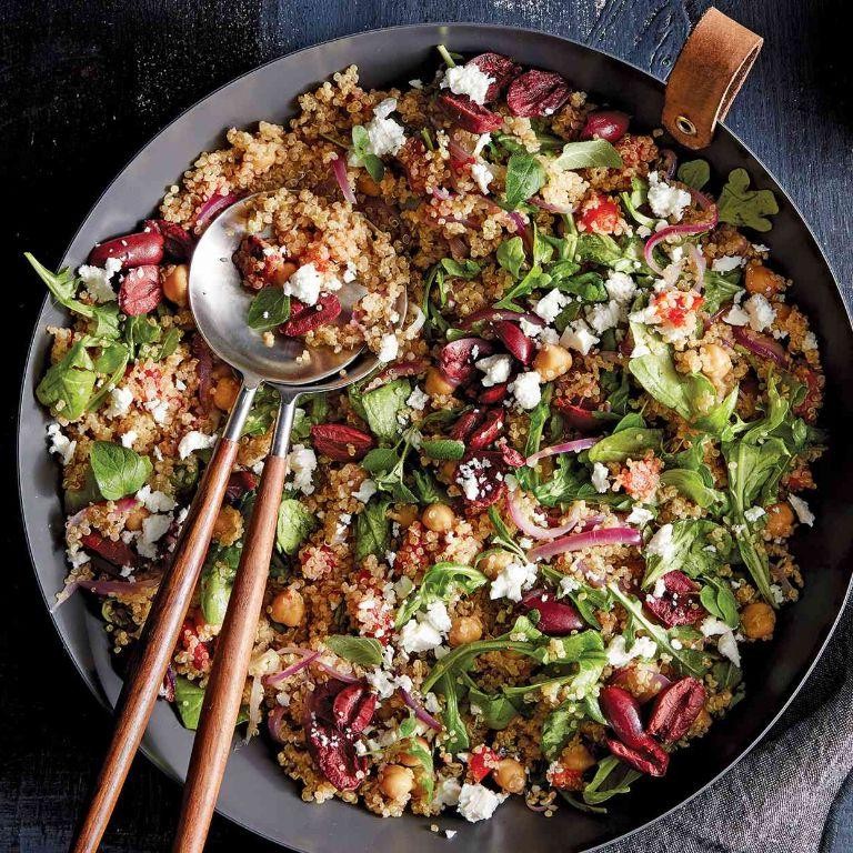 Crockpot Mediterranean Quinoa Salad