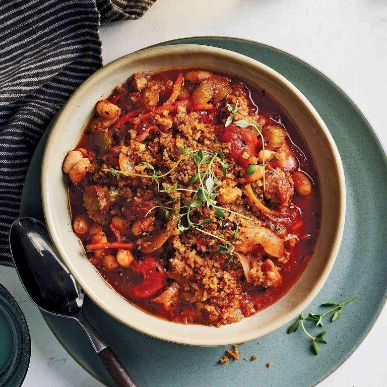 Crockpot Sausage and White Bean Cassoulet