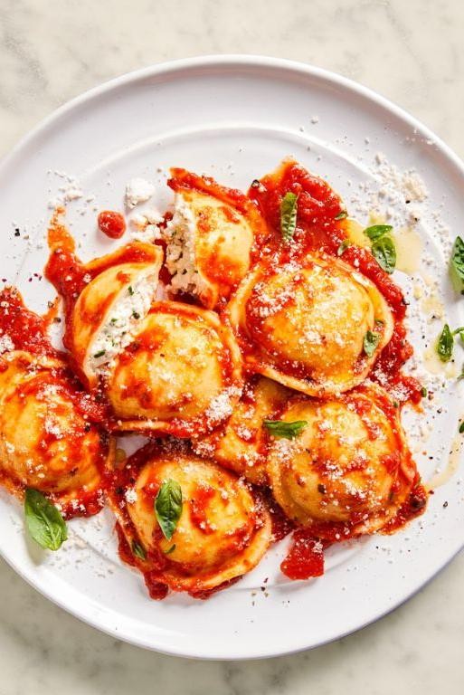 Crockpot Spinach and Ricotta Ravioli
