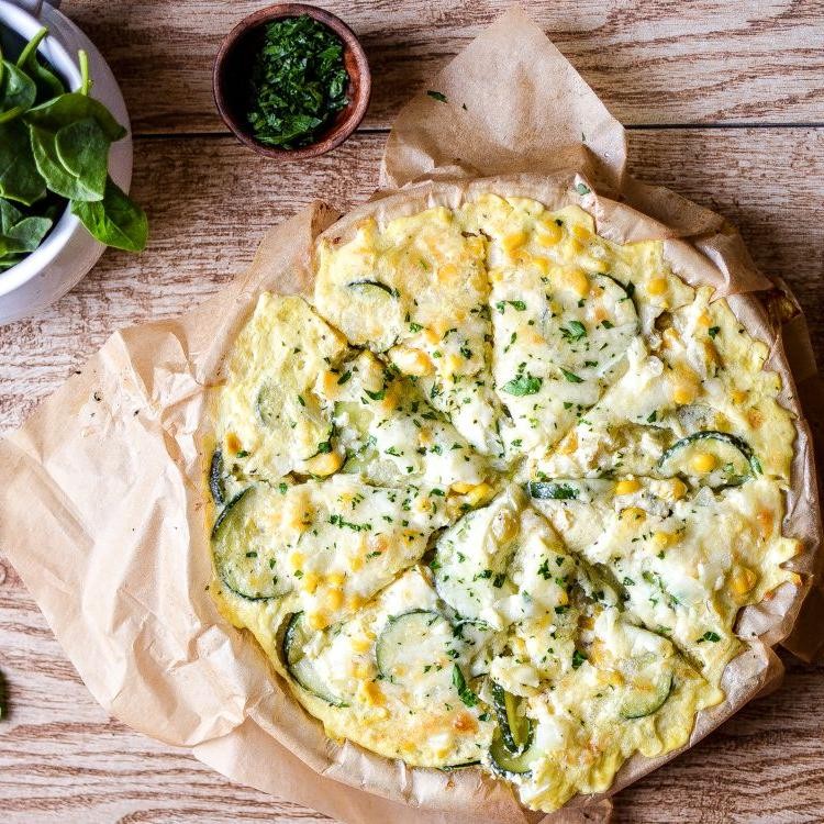 Crustless Corn Quiche