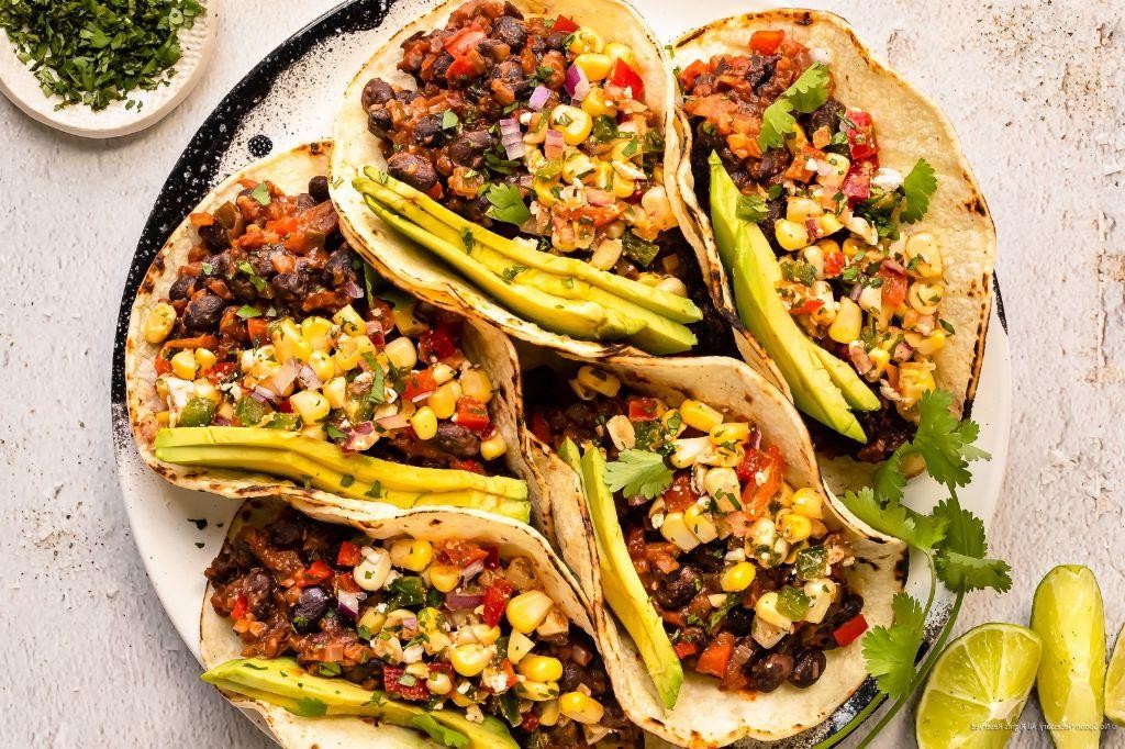 Cubanelle Pepper and Black Bean Tacos