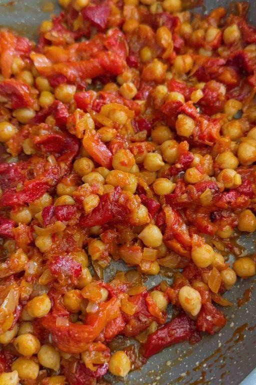 Cubanelle Pepper and Chickpea Stew