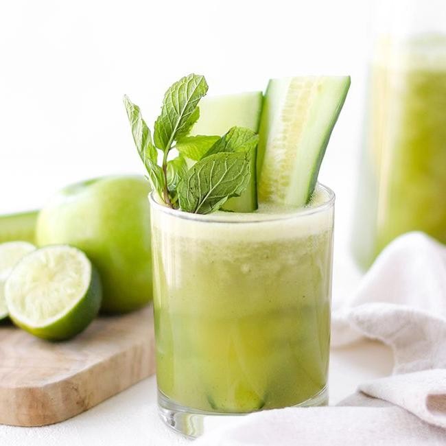 Cucumber Mint Okra Cooler