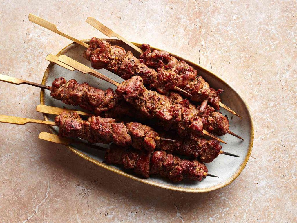 Cumin-Spiced Grilled Lamb Skewers