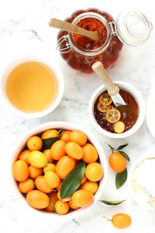 Cumquat Marmalade with Green Tea