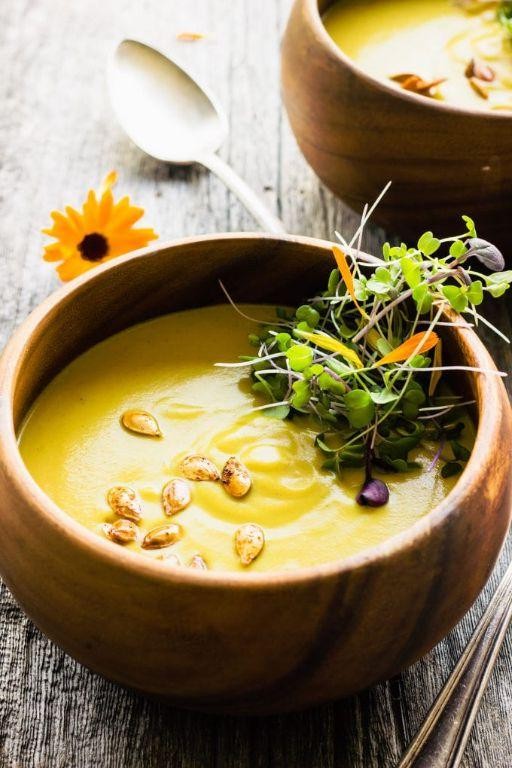 Curried Acorn Squash Soup