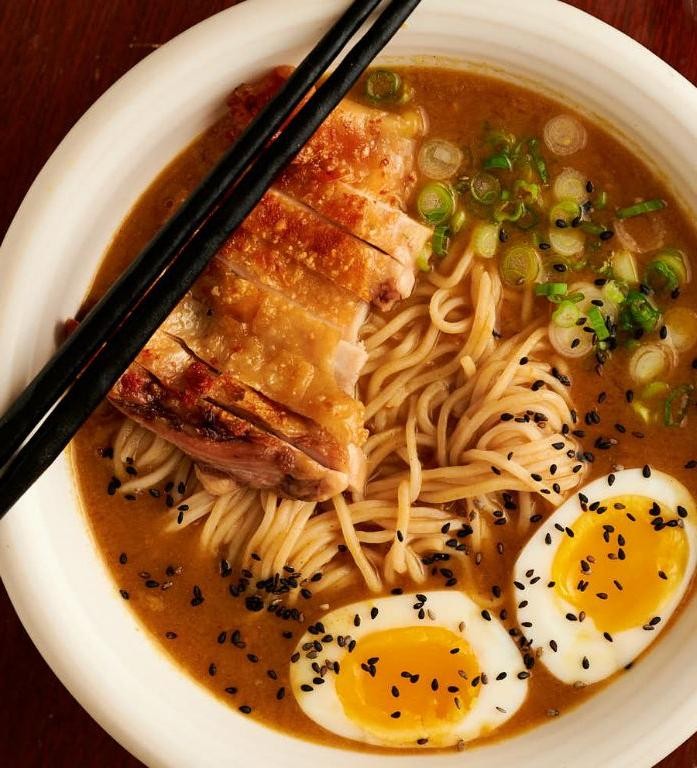 Curried Chicken Ramen Bowl