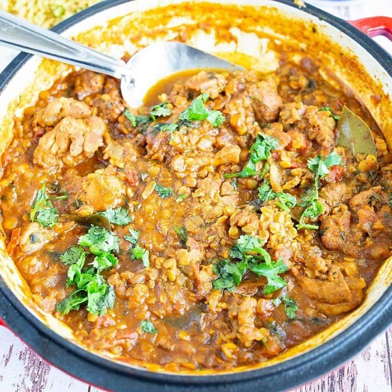 Curried Chicken and Lentil Stew
