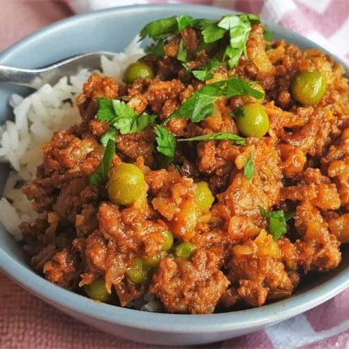 Curried Ground Beef and Rice Delight