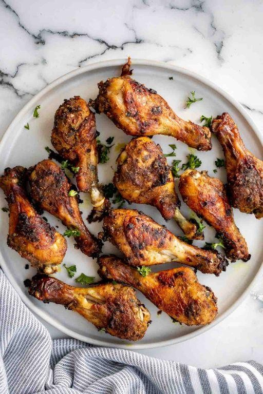 Curry Spiced Baked Chicken Legs