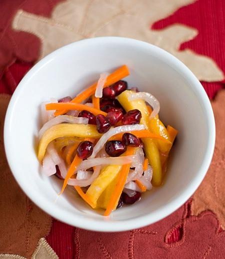 Daikon and Carrot Sunomono Salad