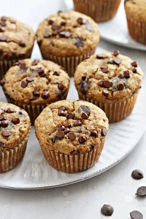Dairy-Free Banana Chocolate Chip Muffins