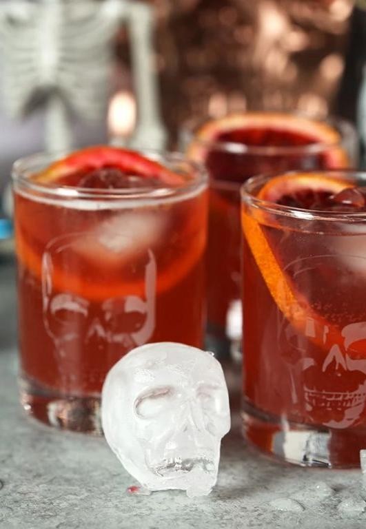 Dark and Stormy Skull Drink