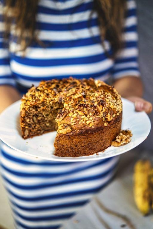 Date, Banana, and Nut Cake