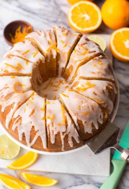 Date and Orange Drizzle Cake