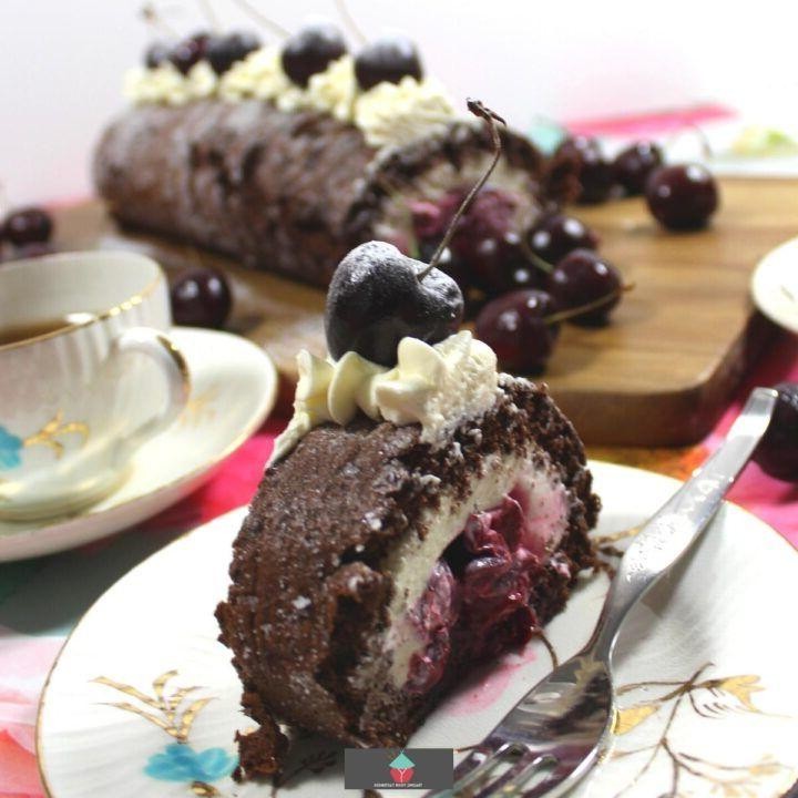 Decadent Black Forest Egg Rolls