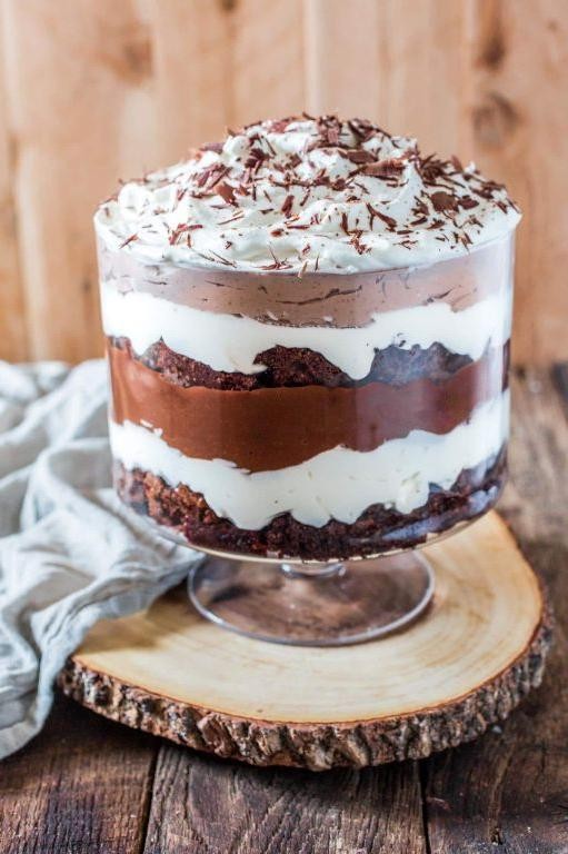 Decadent Chocolate Brownie Trifle