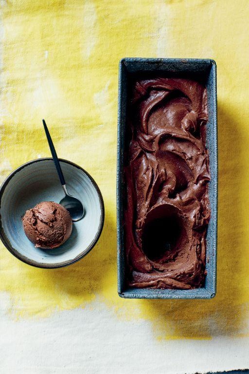 Decadent Dark Chocolate Vegan Ice Cream