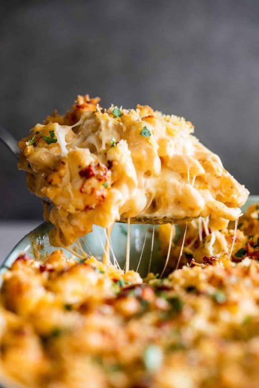 Decadent Lobster Baked Mac and Cheese