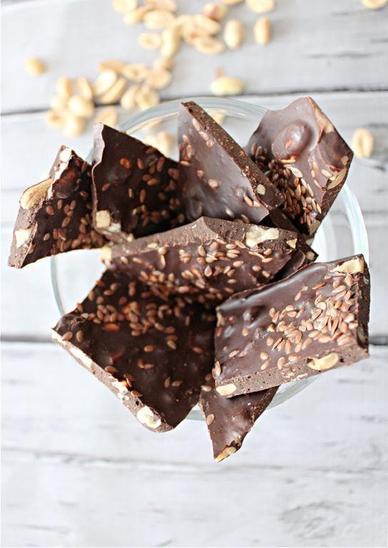 Delectable Chocolate Bark with Nuts